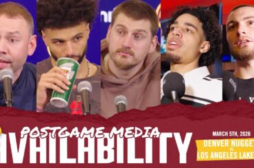 "I Believe We Have Enough In The Room To Always Get The Job Done" Nuggets Postgame Media vs. LAL 🎙️