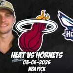Miami Heat vs Charlotte Hornets 3/6/26 NBA Free Picks & Prediction | NBA Betting Tips