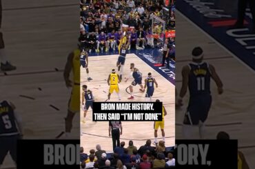 LeBron James: The most field goals made in NBA regular season HISTORY 👑 #NBA #NBAHistory