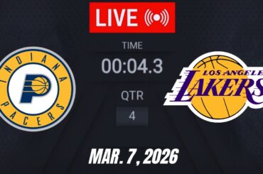 NBA LIVE! Los Angeles Lakers vs Indiana Pacers March 7, 2026 | 2026 NBA Season Live 2K