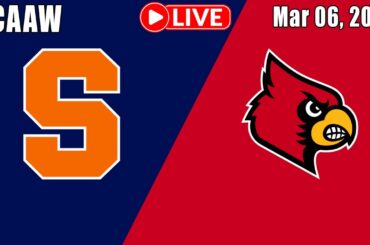 Syracuse vs. Louisville LIVE | NCAAW Mar 06, 2026 | Women's College Basketball LIVE