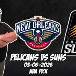 New Orleans Pelicans vs Phoenix Suns 3/6/26 NBA Free Picks & Prediction | NBA Betting Tips