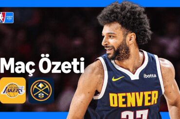 Los Angeles Lakers - Denver Nuggets | Maç Özeti | NBA | Prime Video Türkiye