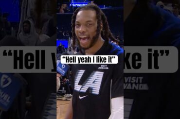 Darius Garland's happy to be a Clipper 😂