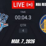 NBA LIVE! Golden State Warriors vs Oklahoma City Thunder | March 7, 2026 | NBA Season | NBA 2K26
