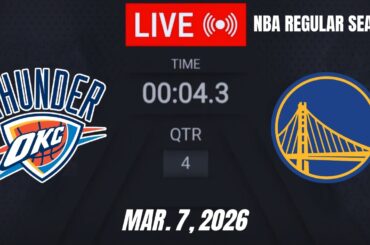 NBA LIVE! Golden State Warriors vs Oklahoma City Thunder | March 7, 2026 | NBA Season | NBA 2K26