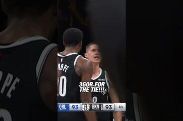 EGOR DËMIN...ICE IN HIS VEINS!!!! #nba #brooklynnets #clutch