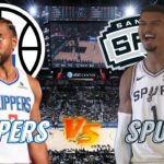 LA Clippers vs San Antonio Spurs Live Play by Play & Scoreboard