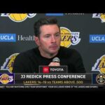 JJ Redick POSTGAME INTERVIEWS | Los Angeles Lakers loss to Denver Nuggets 120-113