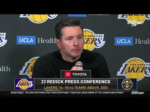 JJ Redick POSTGAME INTERVIEWS | Los Angeles Lakers loss to Denver Nuggets 120-113