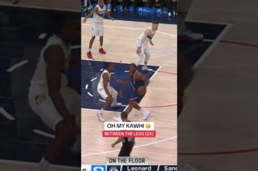 Kawhi is UNSTOPPABLE 😮