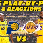 Indiana Pacers vs Los Angeles Lakers | Live Play-By-Play & Reactions