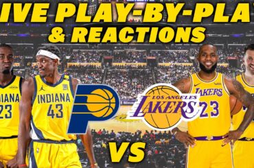 Indiana Pacers vs Los Angeles Lakers | Live Play-By-Play & Reactions