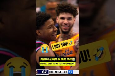 LaMelo had to let bro HEAR IT😭