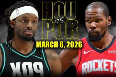 Houston Rockets vs Portland Trail Blazers Full Game Highlights – March 6, 2026 | NBA Season