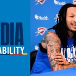 Practice Media Availability with Jaylin Williams | March 6, 2026 | OKC Thunder