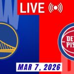 NBA LIVE! Golden State Warriors vs Detroit Pistons | March 7, 2026 | Warriors vs Pistons | 2K