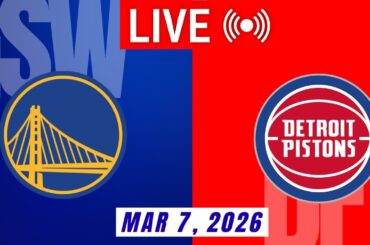 NBA LIVE! Golden State Warriors vs Detroit Pistons | March 7, 2026 | Warriors vs Pistons | 2K