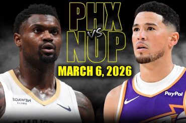 Phoenix Suns vs New Orleans Pelicans Full Game Highlights – March 6, 2026 | NBA Season