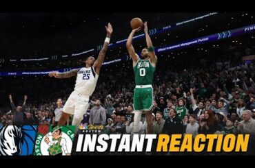 INSTANT REACTION: Jayson Tatum SHINES in his season debut