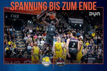 Highlights: EWE Baskets Oldenburg - Telekom Baskets Bonn | easyCredit BBL | Dyn Basketball