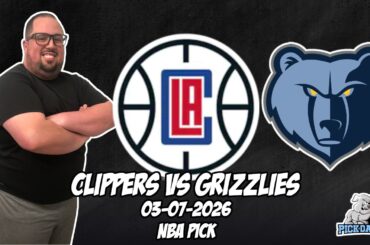 Los Angeles Clippers vs Memphis Grizzlies 3/7/26 NBA Free Picks & Prediction | NBA Betting Tips