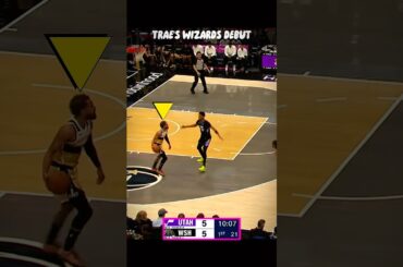 One-Hand Full-Court Pass… Then a Rondo Fake in Trae’s Debut 🤫 Jazz at Wizards #nba #shorts