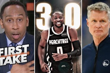 FIRST TAKE | Kuminga is making Steve Kerr look like a compete chump - Stephen A. on Hawks’ 3–0 run