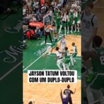 TATUM COM DUPLO-DUPLO em sua volta! ☘️🔥 #nba