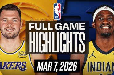 LAKERS vs PACERS FULL GAME HIGHLIGHTS MARCH 7, 2025 NBA HIGHLIGHTS TODAY | NBA 2K26 GAMEPLAY