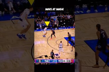 WCJ Clutch Dunk, 1.4 Seconds to Go…🍿Wild Ending Mavs at Magic #nba #shorts