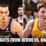 TYLER HERRO & KON KNUEPPEL PUT ON A SHOW IN CHARLOTTE 🤩 | NBA on ESPN