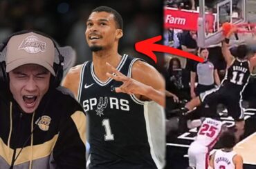 WEMBY DOMINATES AT HOME! Reacting to Spurs vs Pistons!