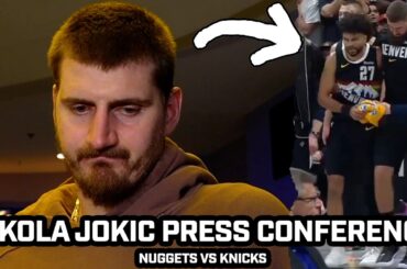 Nikola Jokic on Murray's Injury, AG's Return, Nuggets "Quitting," & More After BAD LOSS vs Knicks