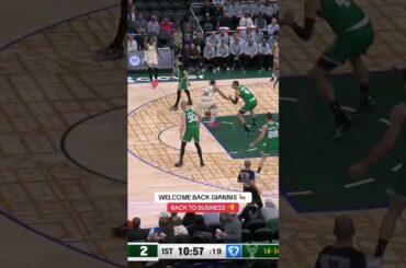 Giannis picking up where he left off 💪