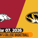 Arkansas vs Missouri LIVE 03/07/2026 | Men's College Basketball | NCAAM Today
