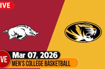 Arkansas vs Missouri LIVE 03/07/2026 | Men's College Basketball | NCAAM Today
