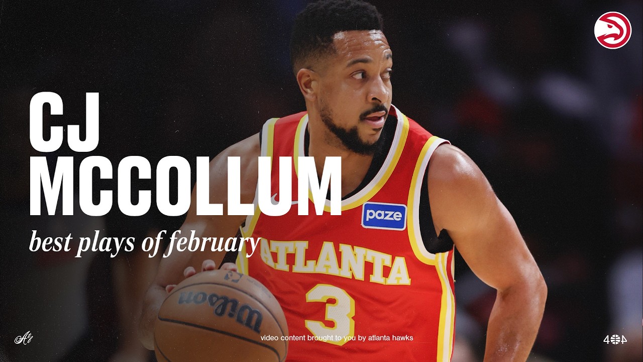 CJ McCollum Top Plays of the Month | Atlanta Hawks Highlights