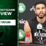Jayson Tatum on his RETURN to Basketball | Postgame Interview