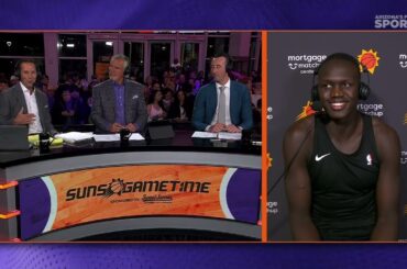 Khaman Maluach Postgame Interview | Phoenix Suns | 3-6-25