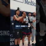 🗣️ Happy birthday to Tre Johnson🕺 #nba #birthday #rookie #shorts #singing