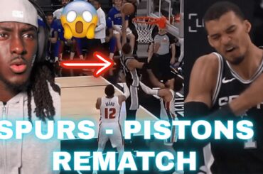 SPURS - PISTONS REMATCH REACTION (PLAYOFF SPURS ACTIVATED)