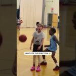 This 8-year old’s layup 😱 (🎥 pamfitforlife/IG)