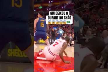 GUI DEIXOU O DURANT NO CHÃO 😱🇧🇷 #nba