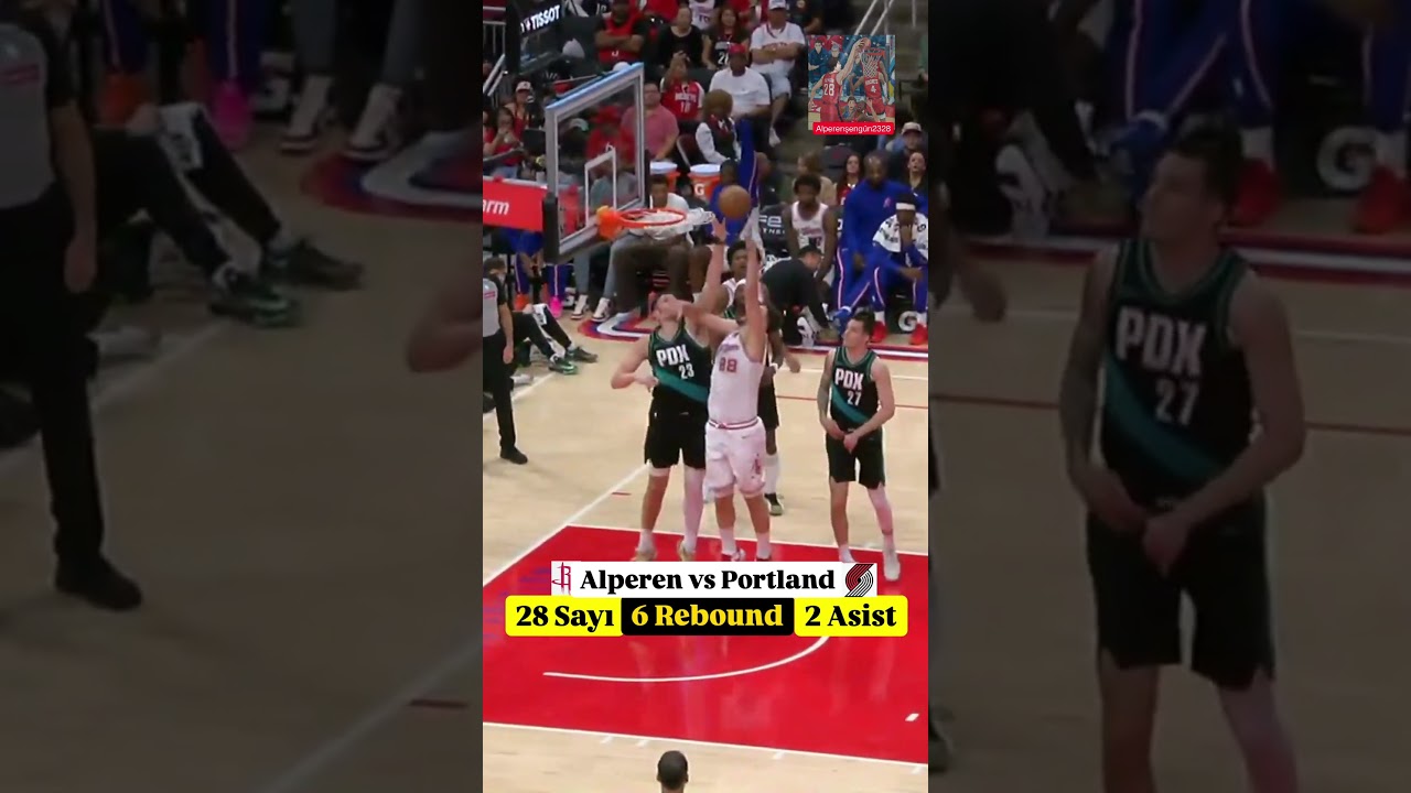 Alperen vs Portland  🏀⛹️6 Mart 2026  #sorts #alperensengun #basketbol  #türkiye #nba