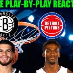 Brooklyn Nets vs Detroit Pistons NBA Play-By-Play Reaction 3/7/26 LIVE