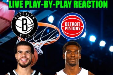 Brooklyn Nets vs Detroit Pistons NBA Play-By-Play Reaction 3/7/26 LIVE