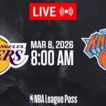 NBA LIVE! Los Angeles Lakers vs New York Knicks | March 8, 2026 | NBA Today NBA 2K26 Gameplay