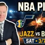 Utah Jazz vs Milwaukee Bucks – NBA Pick l Saturday 3/7/26 l Vernon’s Best Bets, Picks & Predictions