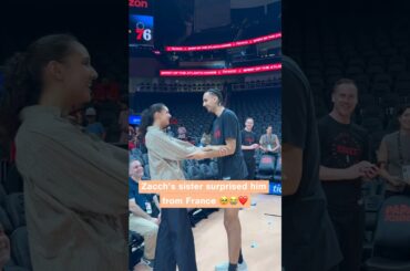 We are CRYING ❤️❤️❤️ #zaccharierisacher #hawks #nba #family #wholesome